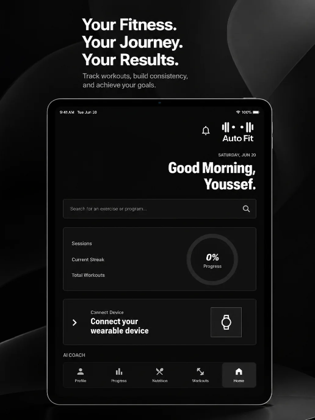 AUTOFIT app: Start every day ready